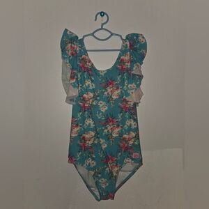 Ruffle Butts Blue and Pink Swimsuit 8